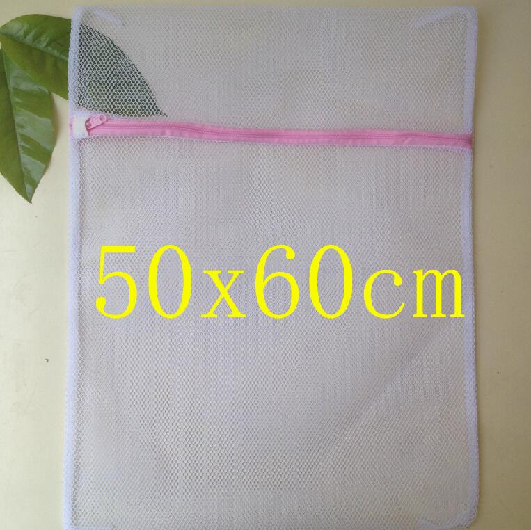 Verdikte Fijnmazige Waszak Kleding Beha Levert Ondergoed Mesh Mand Wasmand Dames 3 Maat S Polyester Mesh Zak: 50x60 cm