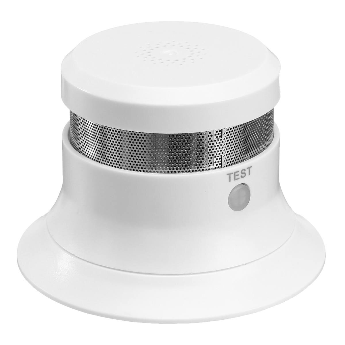 Wall Mounted Portable Wireless Smoke Alarm Detector Sensor Hoisting Mounted for Fires Sound Alarm Home Security Alarm System