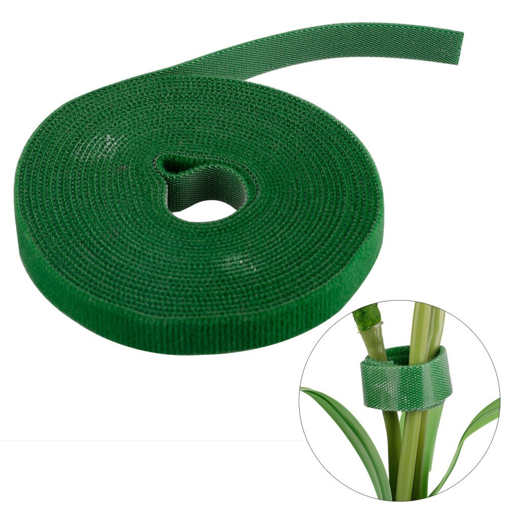 Plant Bandage Tuin Wrap Vaste Bandjes Clip Strapping Gesp Herbruikbare Duurzaam Nylon Wijnstokken Gebonden Hulpmiddel Blended Kas Lianen