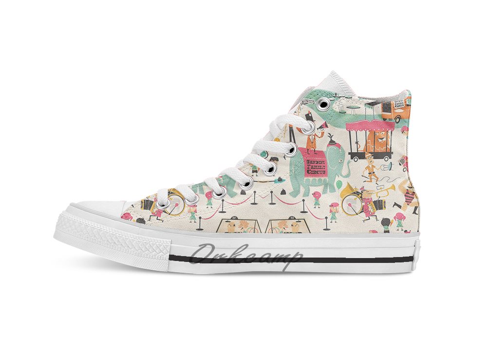 Ivan 'S Circus Casual Schoenen Custom Schoenen: Black / 4