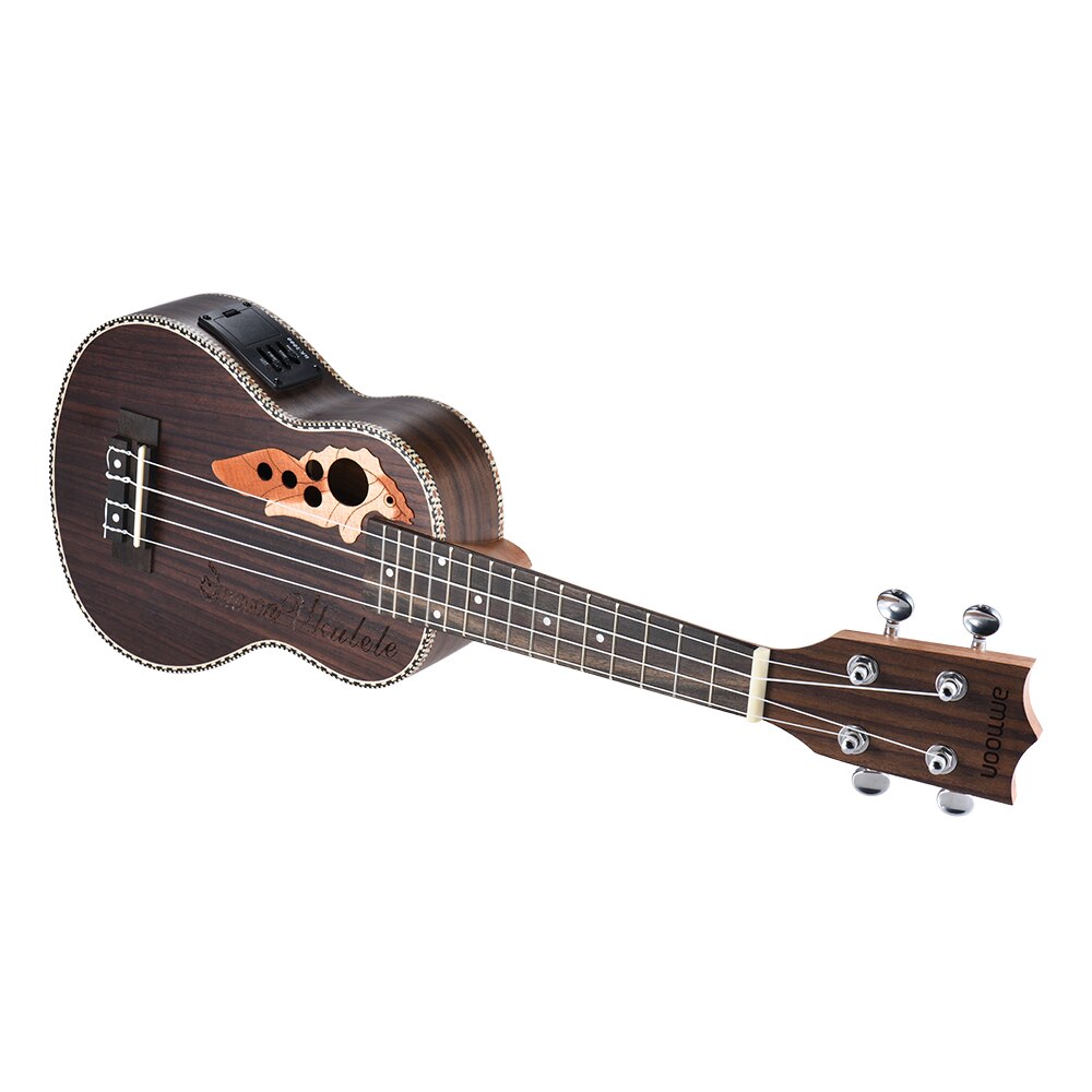 Ammoon 21/23 Inch 15 Frets Ukulele Ukelele Uke Palissander Body 4 Strings Hawaiian Gitaar Muziekinstrumenten