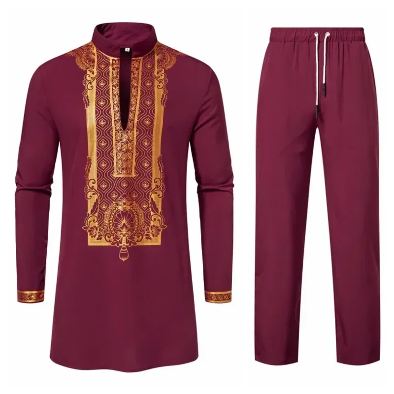 persoonlijkheid heren shirt met lange mouwen Vrije tijd diner print middellange kleding voor heren