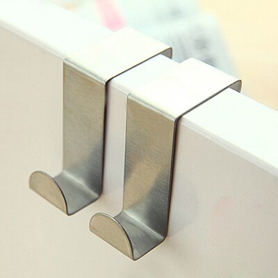 1set shape door Hanging hook Clothes Towel Cap Key Holder hat organizer storage rack coat stand Kitchen Cupboard dishcloth shelf: A