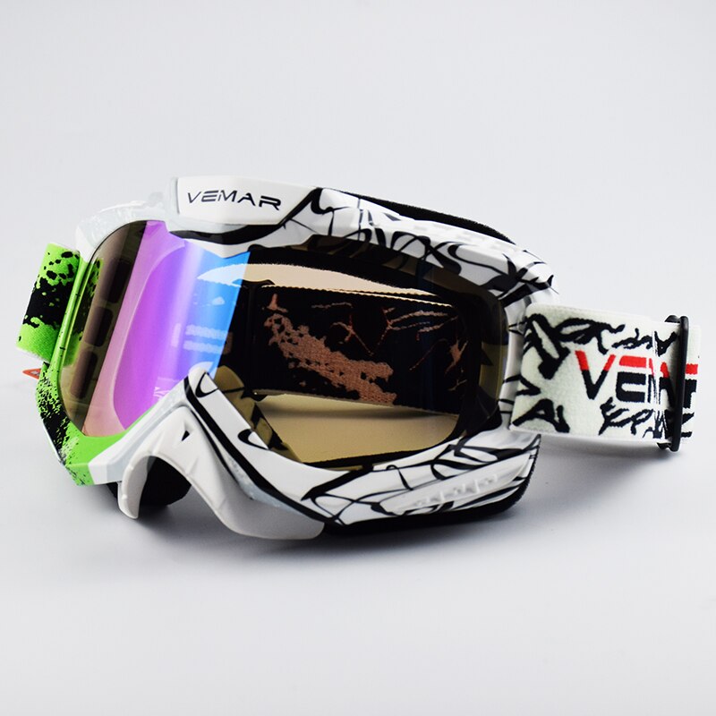 VEMAR Moto cross lunettes saleté vélo Moto cross lunettes Moto Cross lunettes vtt MX équitation lunettes masque moto cross