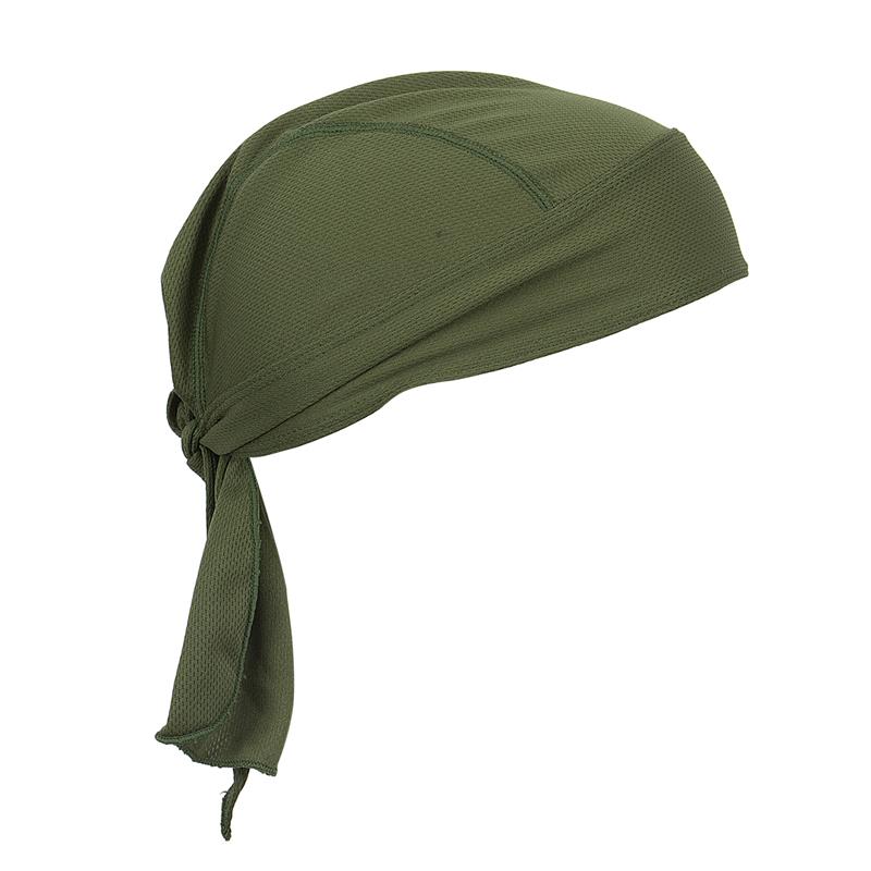 Ademend Multifunctionele Mannen Fiets Hoofdband Fietsen Bandana Piraat Hoofd Sjaal Running Riding Hoed Kap Hoofdband: Army Green