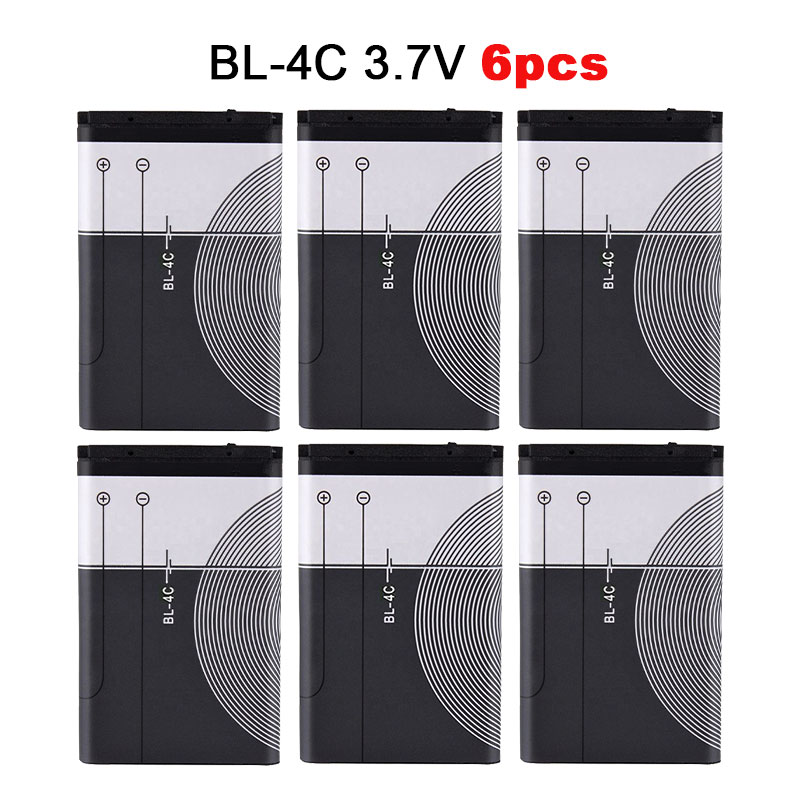 BL-4C Li-Ion Batteri 890mAh 3.7V - For Nokia 6100 6300 7200 2220S C2-05: Lilla