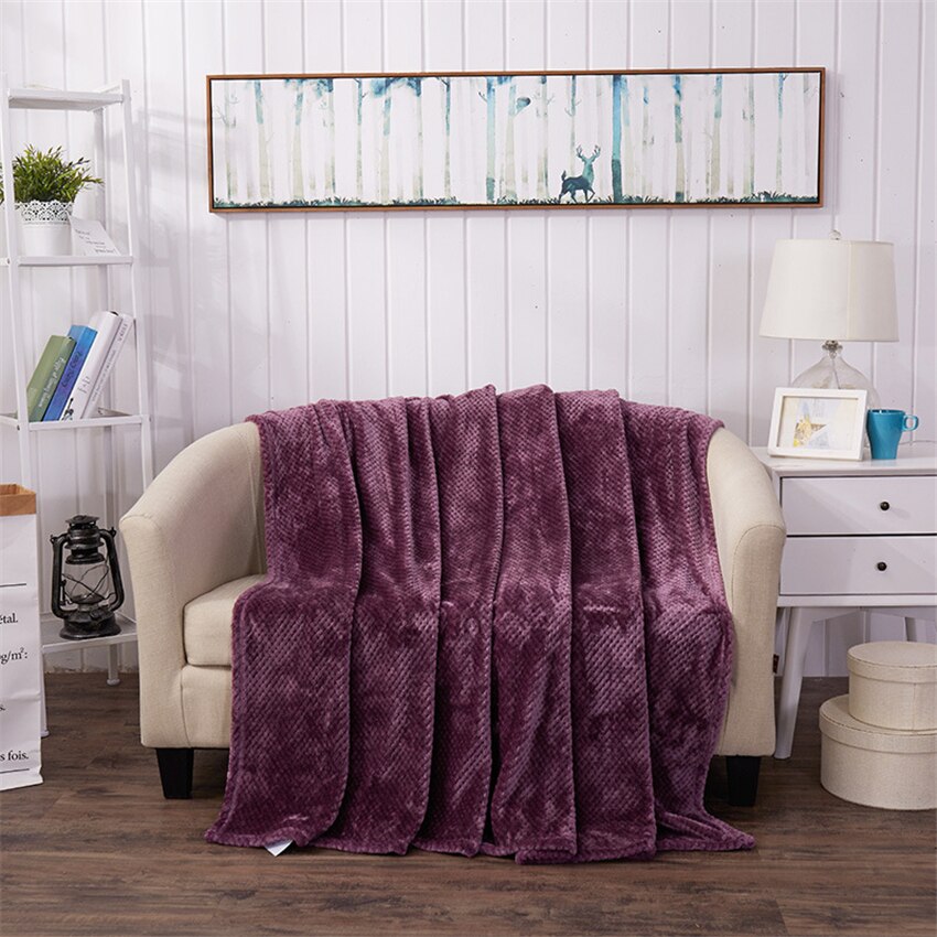 Weiche Warme Korallen Vlies Decke Winter Blatt Bettdecke Sofa Plaid Werfen Licht Dünne Mechanische Waschen Flanell Decken: A