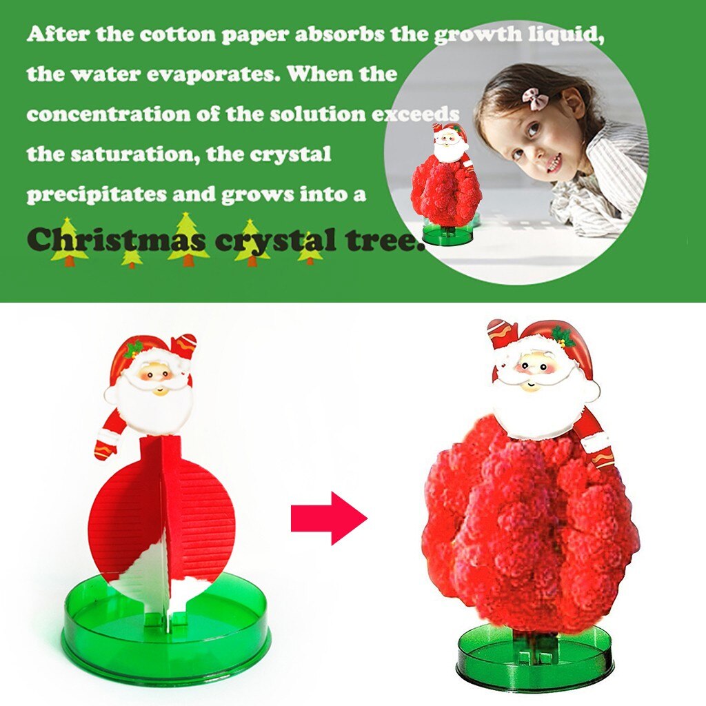 2 Sets Magische Boom Kerstcadeau Papier Boom Magic Groei Boom Speelgoed Jongen Meisje Kerstcadeau Blossom Tree Thuis decoratie: F-1 Set