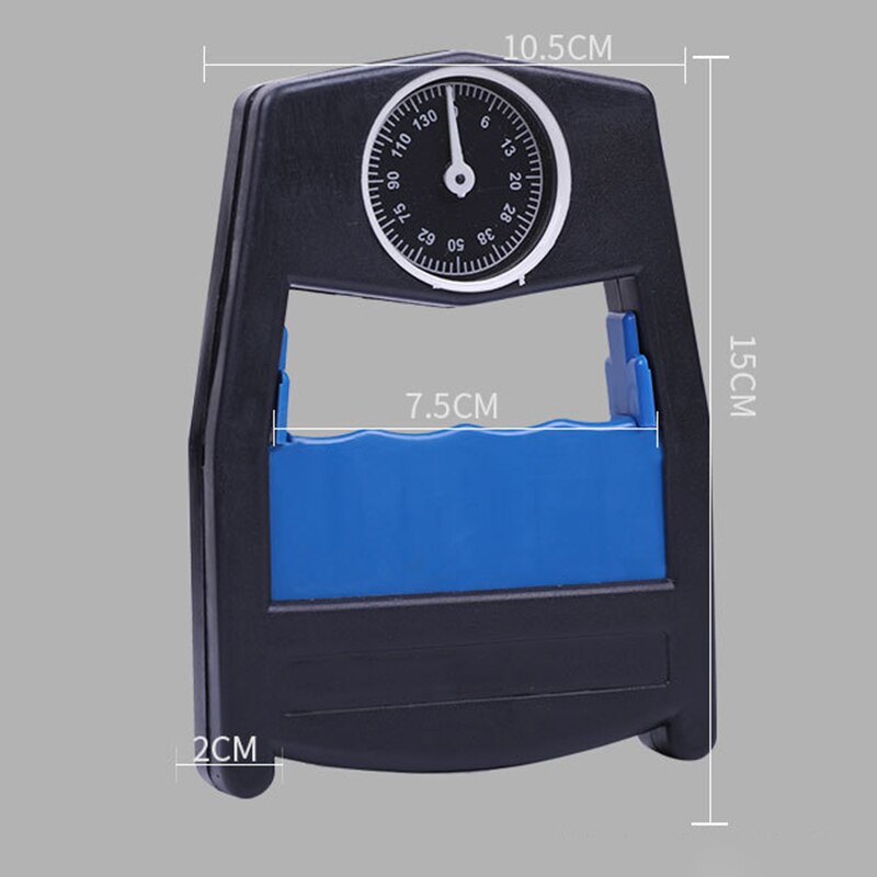 Dinamómetro de mano, ergonómico, mano de obra exquisita, medidor de medición de fuerza multiusos, dispositivo de medición ajustable