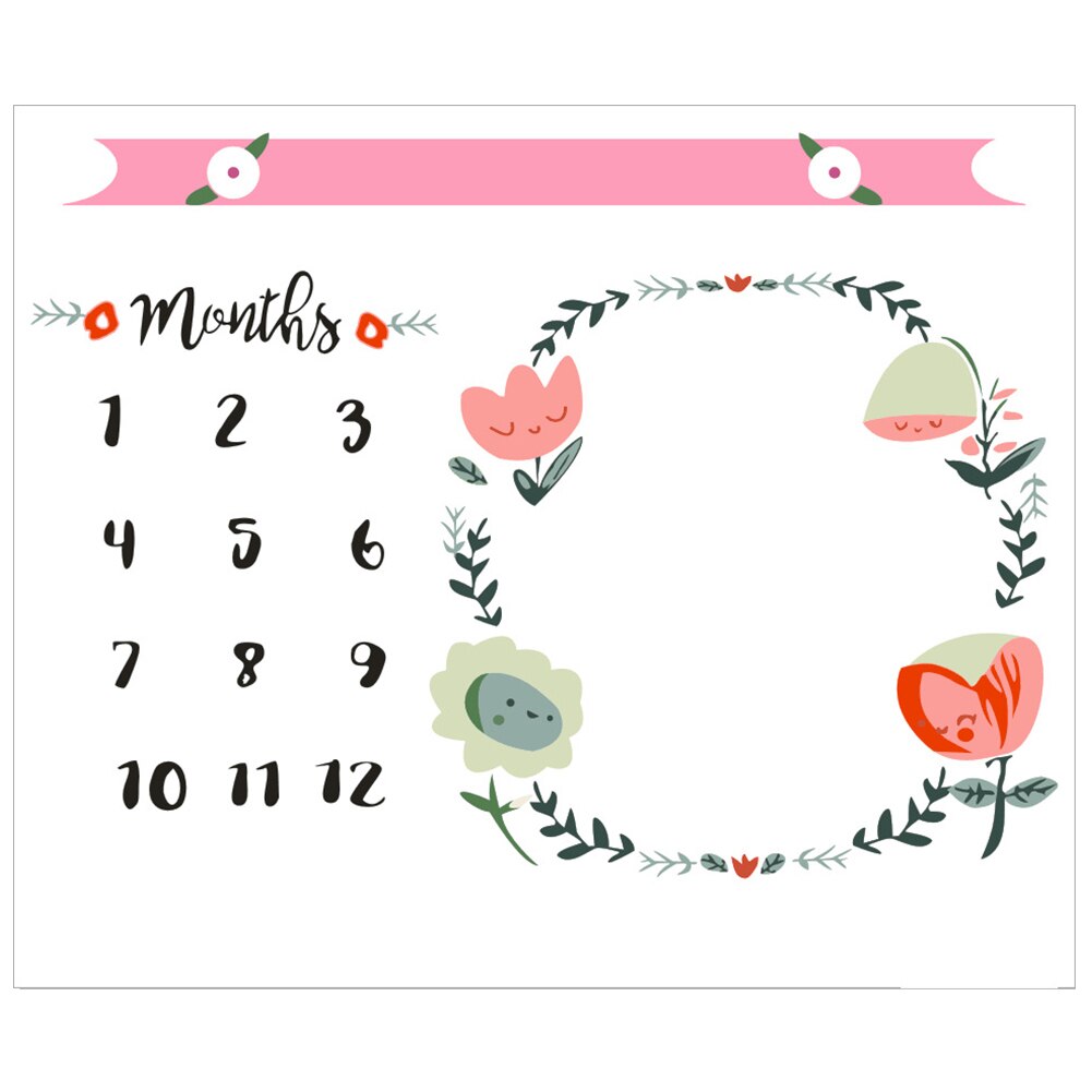 Requisiten Erinnerungen Monatliche Milestone Infant Hintergrund Rekord Decke Fotografie Baby Wächst