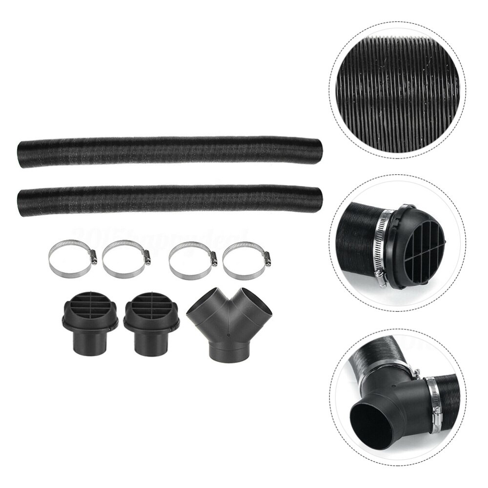 1 Set of Car Duct Air Discharge Pipe Replace Vehicle Heater Air Outlet Tube