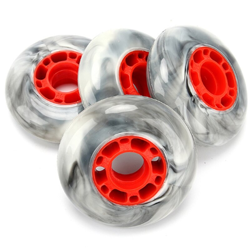 4PCS 85A Marble Wheels with High Elastic Wheels for Roller Skates Sports Wheels for Skates: Default Title