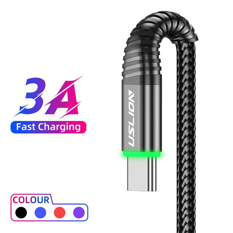 1m 2m Micro USB Cable 3A Fast Charge USB Data Cable For Samsung Xiaomi Redmi Note Tablet Android Mobile Phone USB Charging Cord