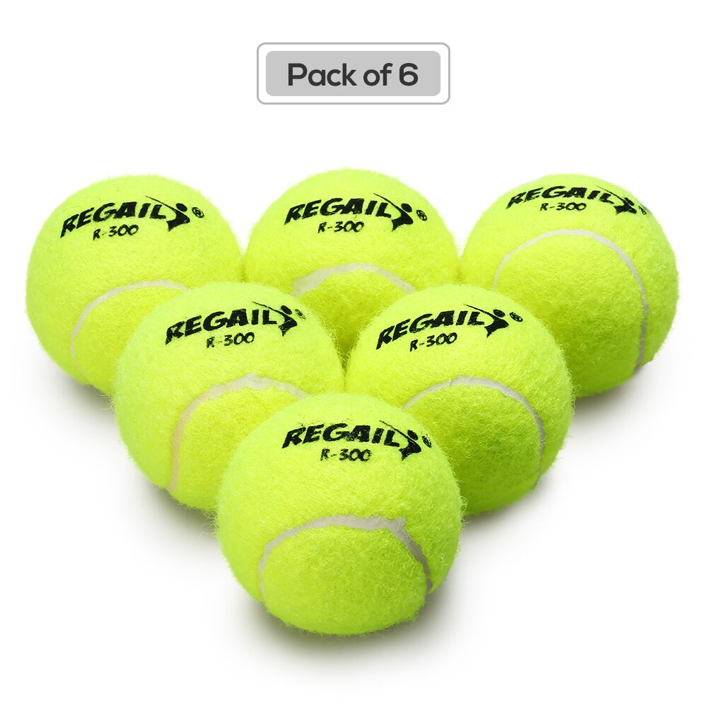 Pakke  of 6/12 mærke tennisbolde med mesh taske trykløs gummi hoppe træning praksis tennisbolde sport kæledyr legetøj