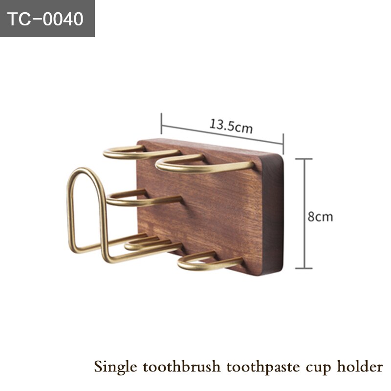 Multifunctionele tandenborstel bekerhouder wandhanger tandenbekerhouder mondbekerrek gratis perforatie: Tc-0040