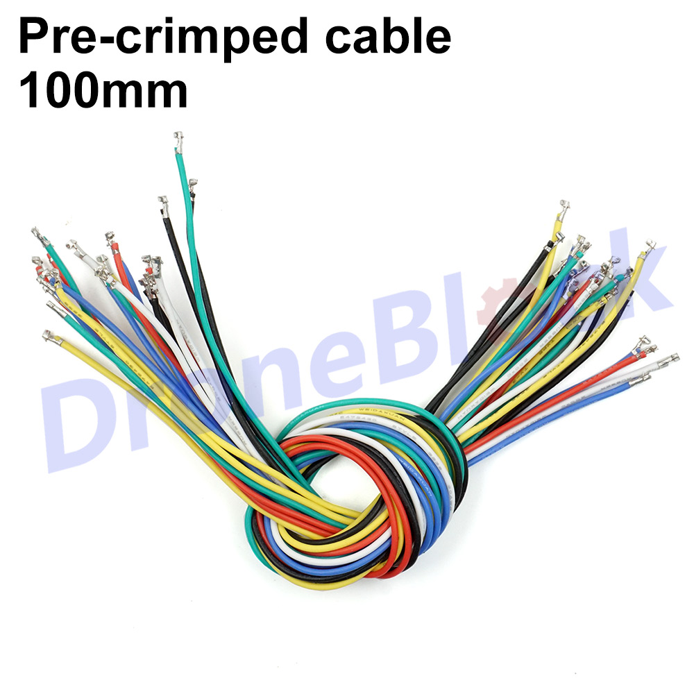 24 Stück/viel 6 Farben vorgekrimpte Kabel 10 cm SPRacing F3 Pixhawk apm Omnibus CC3D Kamera VTX Telemetrie OSD Siliziumdraht