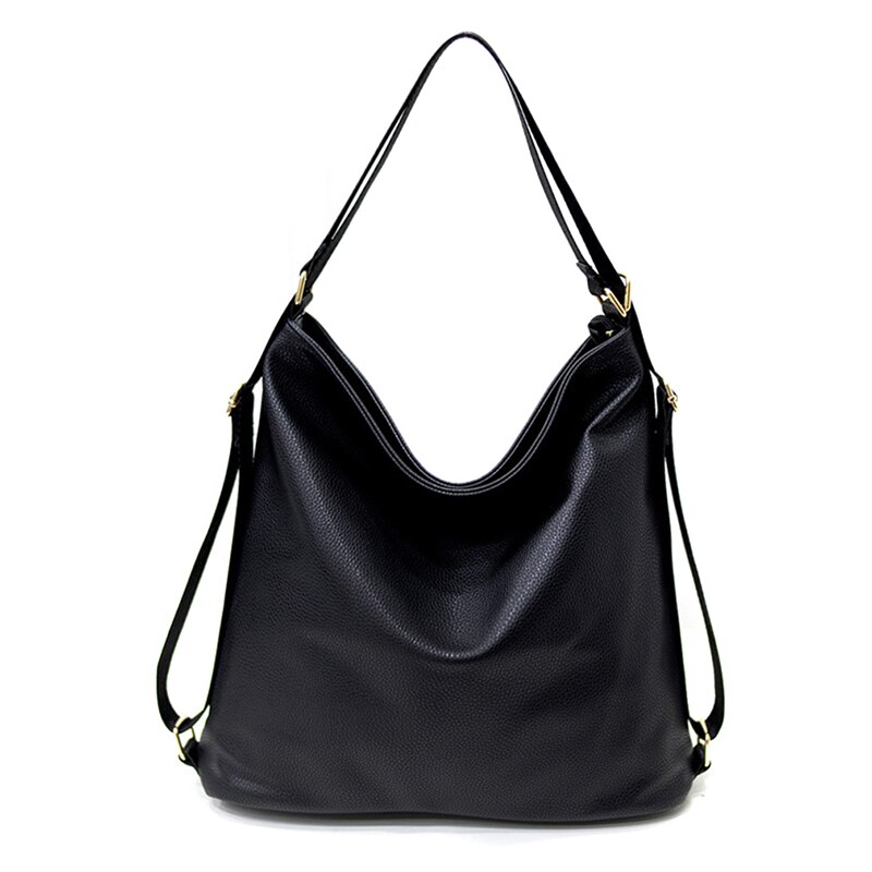 Multifunctionele leren damestassen, luxe rugzakken, hobo's schoudertas, leren damestassen