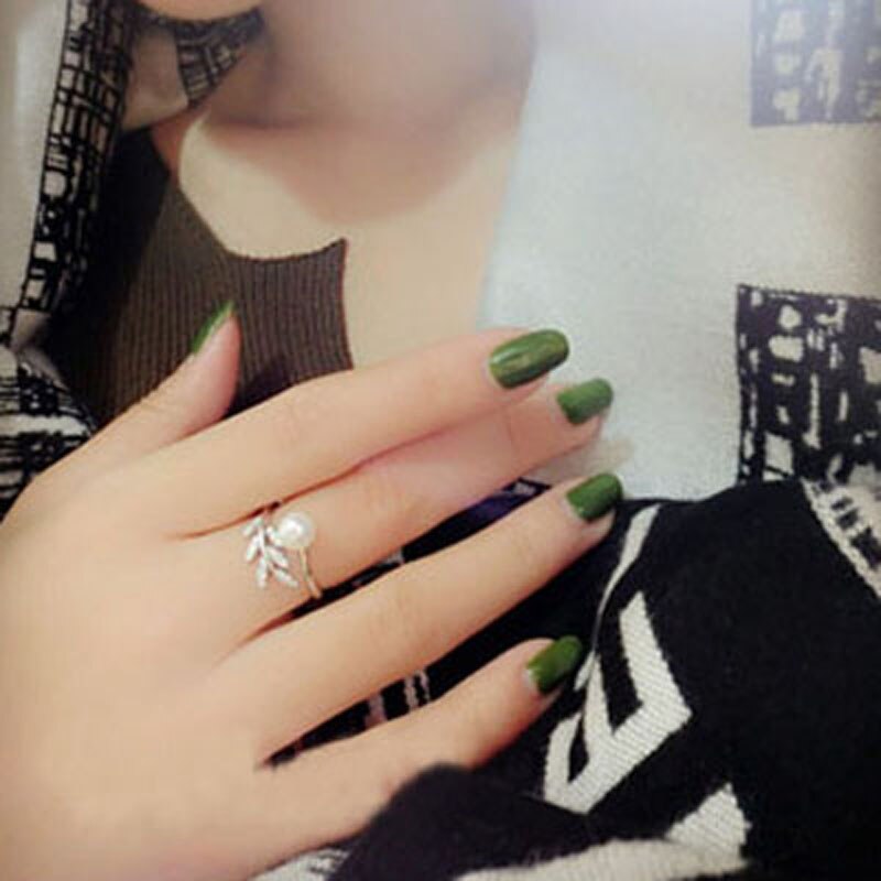Moda anel de Pérola Natural de Água Doce branco preto cinza Deixa anel para as mulheres de Casamento/Presente Do Partido