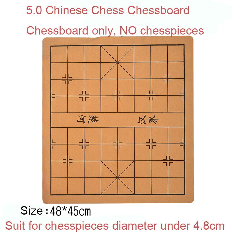 Chinese Chess Chessboard Go Chess board PU Leather Velvet Chessboard Cloth Checkerboard