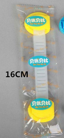 10 PC Plastic Baby Veiligheid Bescherming Voor Kinderen Kind Lock Kastdeur Baby Safety Lock Baby Veiligheidsslot Kid Veiligheid producten: yellow 16cm 10x