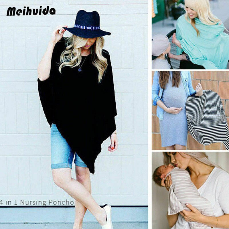 Oddychające pokrowce robić karmienia piersią dla niemowląt mama piersi robić karmienia piersią ponczo pokrywa w górę regulowana prywatność fartuch na zewnątrz tkanina pielęgniarska