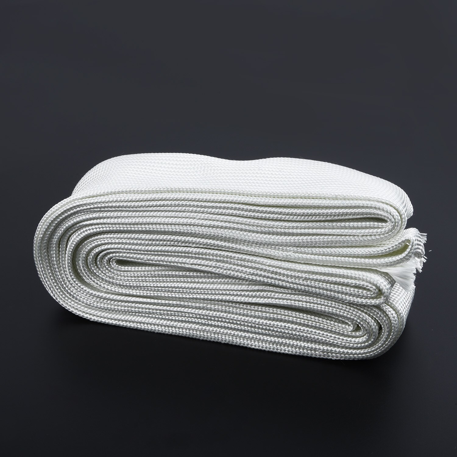 Hvid glasfiber slange, der hænger isolering til webasto / eberspacher 22mm & 24mm 2m