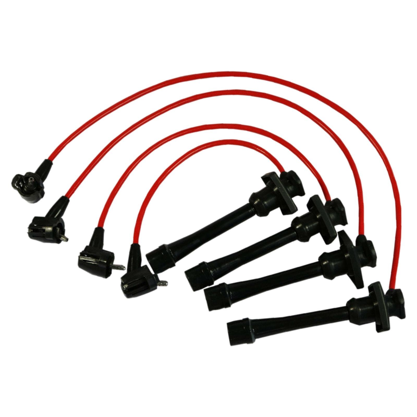 4 fils de bougie d'allumage 90919 à 22327, câbles d'allumage pour Toyota Corolla pour Celica 93-97, bottes en Silicone robustes 9091922327