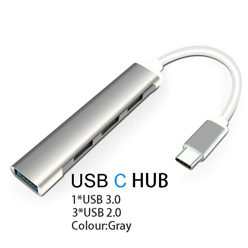 Prywatny Model Mini Hub stacja dokująca aluminium USB 3.0 rozgałęźnik Hub jeden do czterech akcesoriów stacji dokującej Typec
