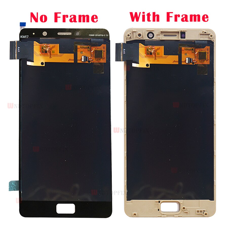 100% testé pour 5.5 "Lenovo P2 LCD écran tactile numériseur assemblée avec cadre pour Lenovo Vibe P2 P2c72 P2a42 LCD