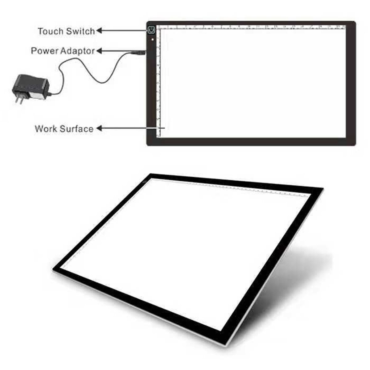 5V A3 A4 A5 Led Light Pad Tablet Diamond Schilderij Tekening Tablet Oogbescherming Heldere Acryl Kopie Board Diamant borduurwerk Kunst
