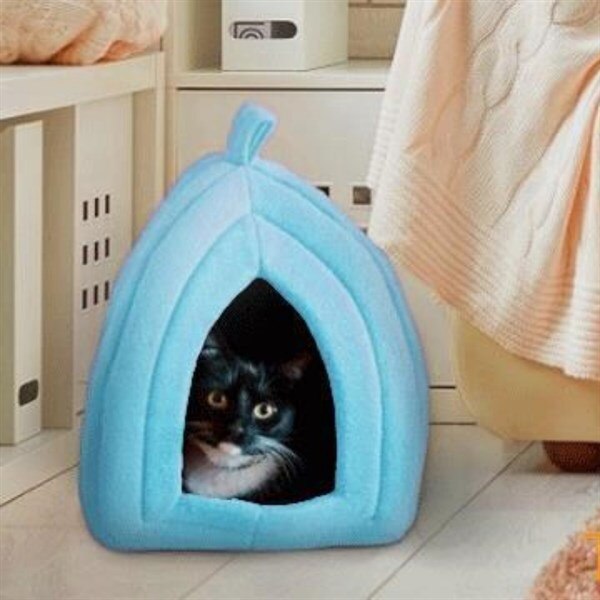 Polar Cat and Dog Bed - Blue