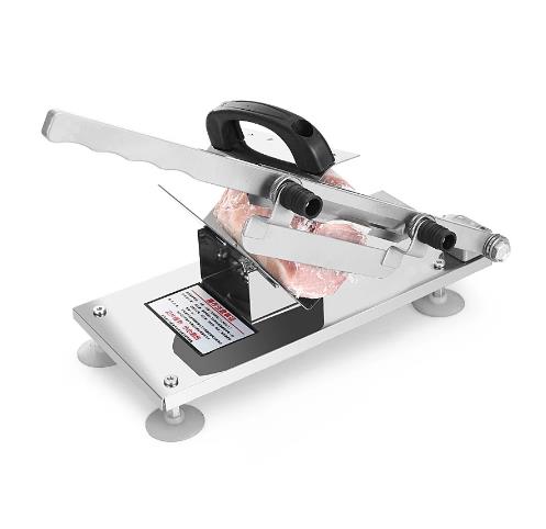 Cortadora Manual de cordero para el hogar, máquina para cortar carne congelada, rollos de cordero y hierbas
