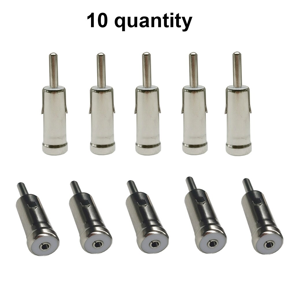 Car Vehicles Radio Stereo Aerial Antenna Adapter Connector Plug For Ford Chevrolet Nissan Peugeot Lada: 10pcs
