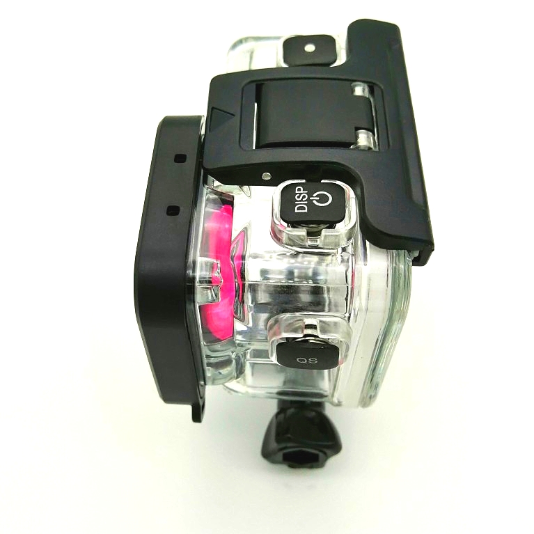 Waterdichte Case Filter Voor Dji Osmo Action Waterdichte Shell Actie Camera Accessoires Bescherm Behuizing/Doos/Duiken Rode Uv cap