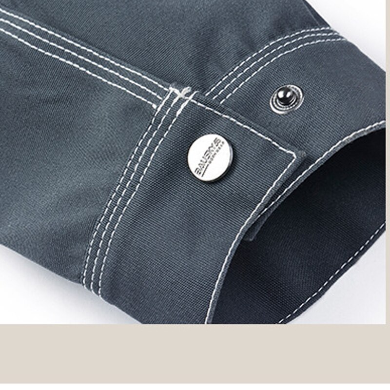 Men Workwear Jacket Multi pockets Long-sleeved Work clothes uniforms Male mechanic construction Working Jackets2019