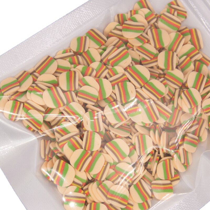 30g pan, pizza, queso, forma de hamburguesa rebanadas de arcilla polimérica rociadores para manualidades Fabricación de bricolaje Slimes relleno de resina acrílica