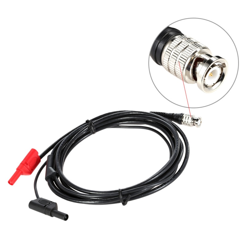 Hantek Oszilloskop Sonden Auto Prüfung Kabel HT30A BNC zu Banane Adapter Dual Banane Kopf Mehrzweck Prüfung Linie 1008C 6074Sein 2D72