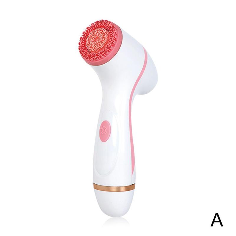 Nouvelle brosse de nettoyage Sonic Nu visage Spin brosse ensemble Galvanica Spa nettoyage enlever en profondeur pour la peau point noir système Y7R0: A