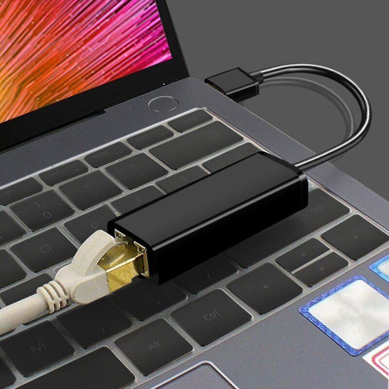 Ethernet adapter sieci LAN USB 3.0 robić RJ45 Gigabit 1000 mb/s karta sieciowa z typu C adapter OTG dla PC