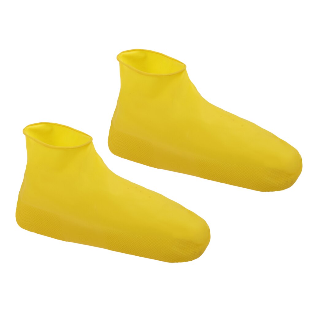Disposable Boot &amp; Shoe Covers - Durable, Water Resistant, non-slip, Recyclable Silicone Boots for Men Women Outdoors