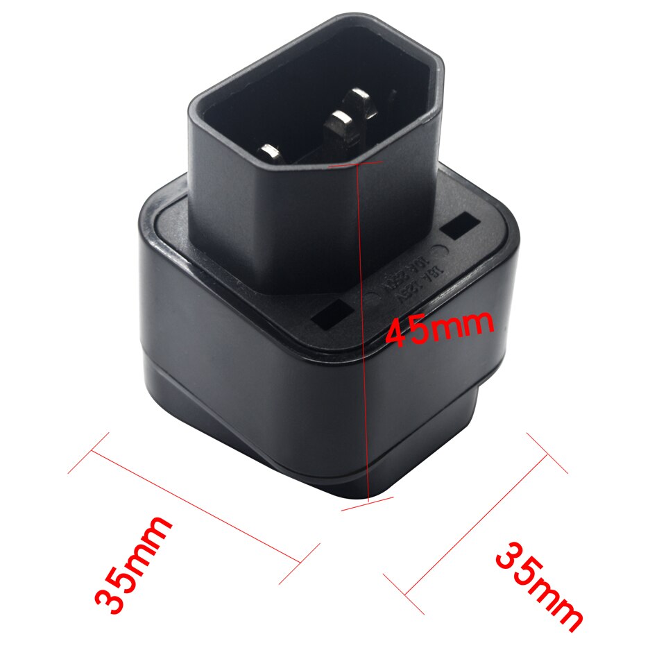 Universal Travel Adapter US EU UK AU CN NZ Stekker Charger Adapter Socket Converter 15A 1875 W IEC60320 PDU UPS C13 C14
