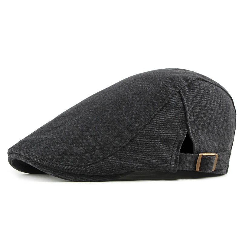 Tinysiry Béret Rétro Classique Homme - Casquette Casual Élégante Ajustable En Coton
