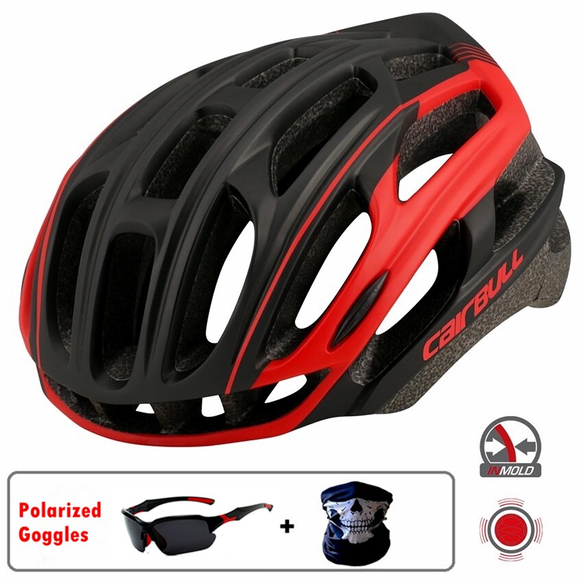 Intergrally-molded Men Women Cycling Helmets Safe Taillight Mountain Road Bike MTB Bicycle TT Helmet with Light Casco Ciclismo