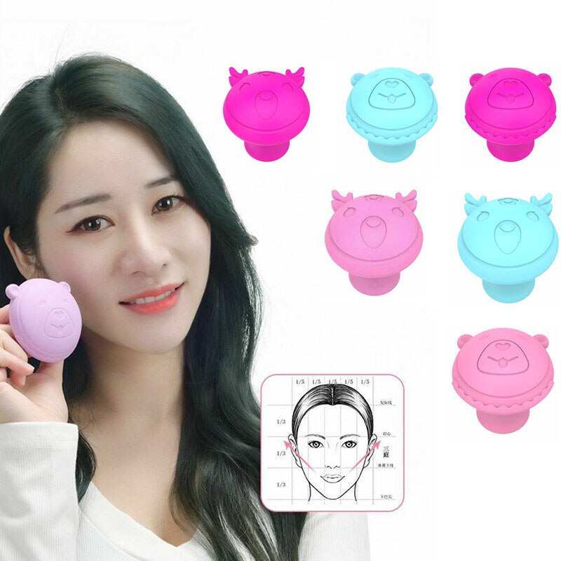 Face Slimming Tool Women Face Lift Skin Firming V Shape Exerciser Mouth Exercise Instrument Cute Portable Face Slimming Tools