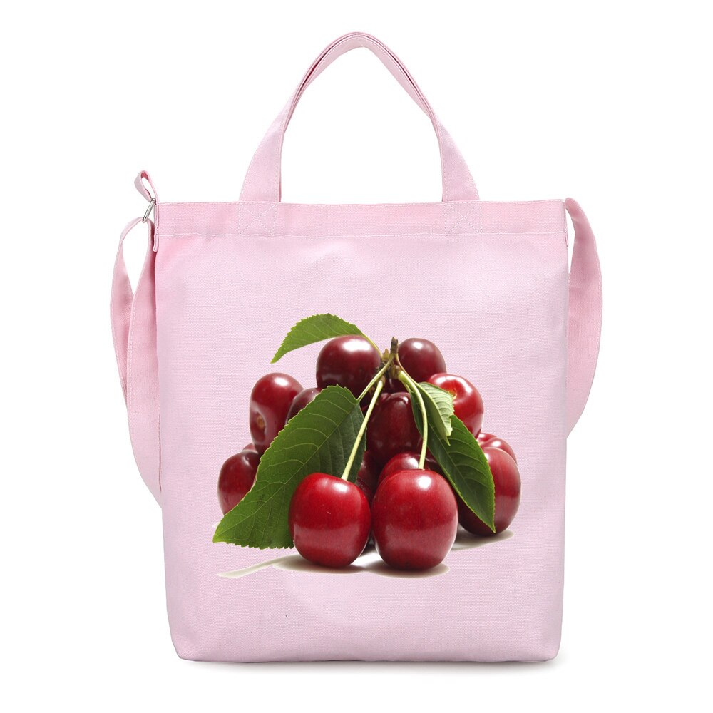 Fiore Frutta Stampa Grande sacchetto di Tote di Acquisto di Generi Alimentari Borse Delle Donne della Tela di Canapa Solido Riutilizzabile Sacchetto di Spalla Semplice Signore Di Modo del Tote del Sacchetto di Mano: BP366