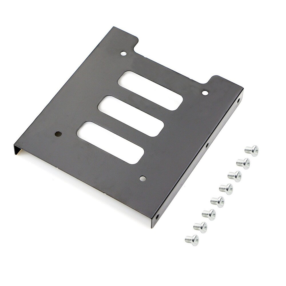 Zeadow SSD Tray 2.5 Inch To 3.5 Inch SSD HDD Adapter Bracket Metal Mounting Kit Bracket Dock Hard Drive Holder For Desktop PC