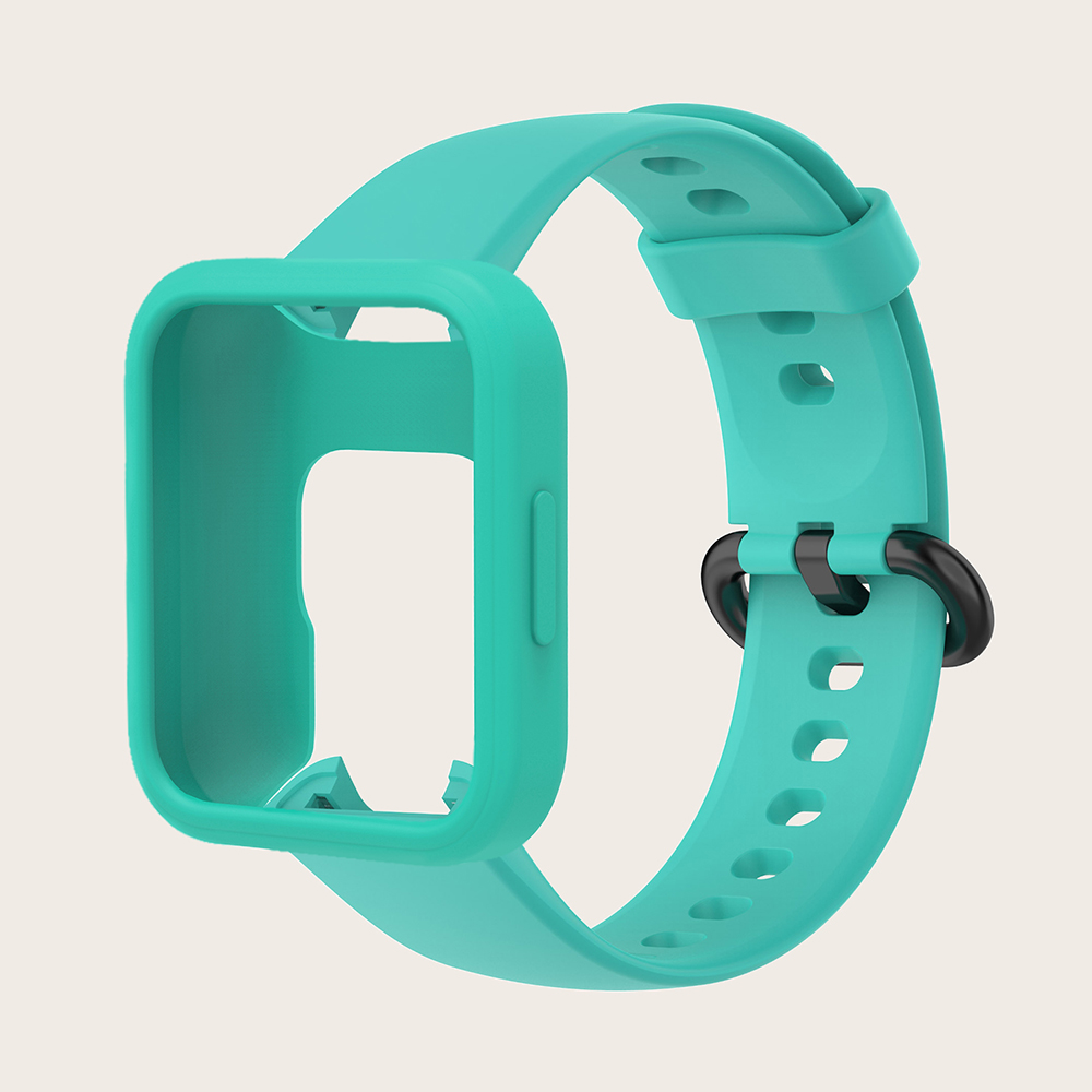 Pour Redmi Watch 2 bracelets + étui de protection Bracelet 2 en 1 Bracelet en Silicone Bracelet de montre pour Redmi Watch 2 Lite: Midnight blue