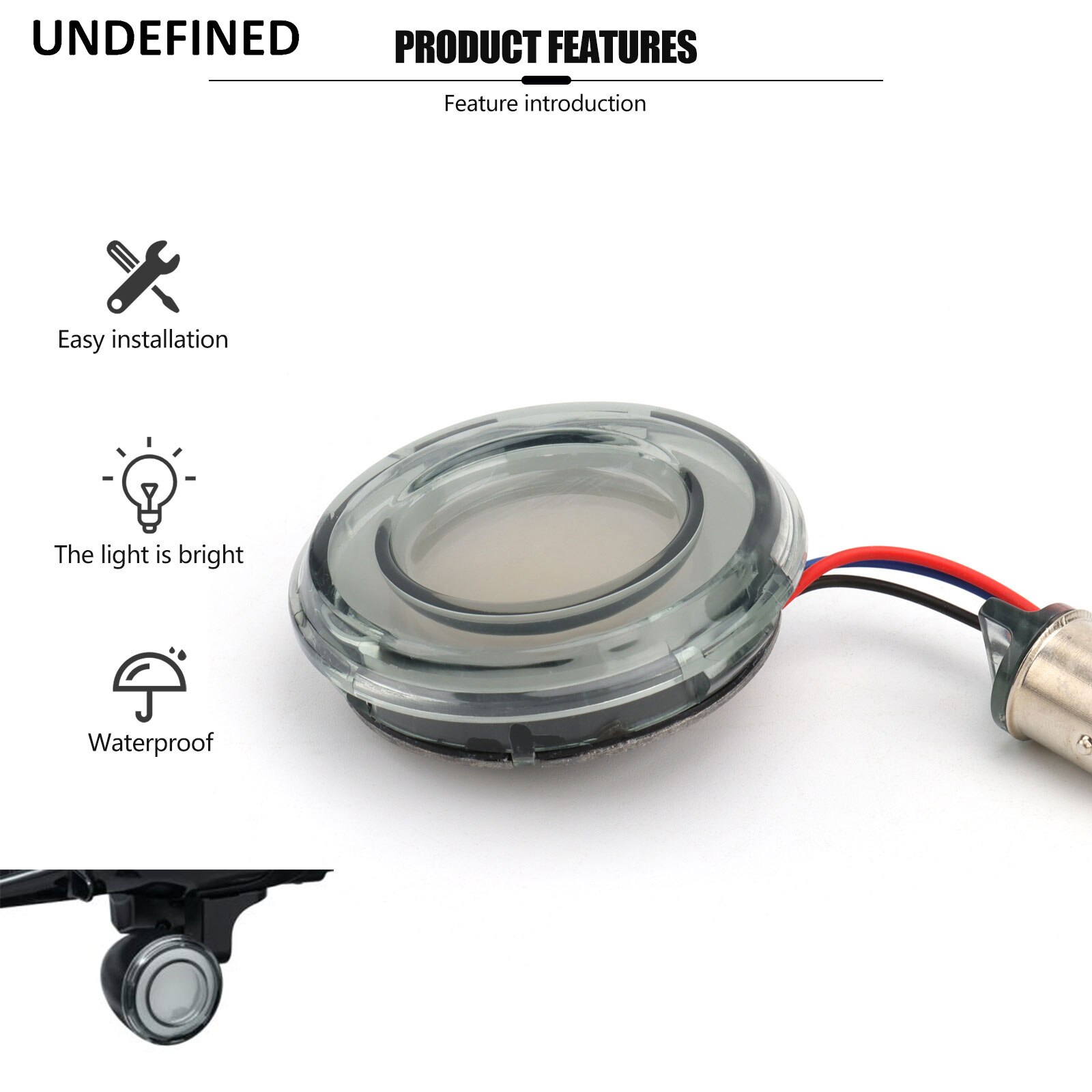 Front Rear Turn Signal Conversions 1157 Bullet Style Dual-Circuit Amber Lights For Harley Touring Dyna Softail Sportster 2002-21