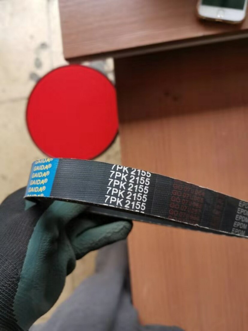Gaida-Correa de serpentina mejorada EPDM OEM 7PK2155 para Kema capgemini Sinotruk generador ac, correa de ventilador