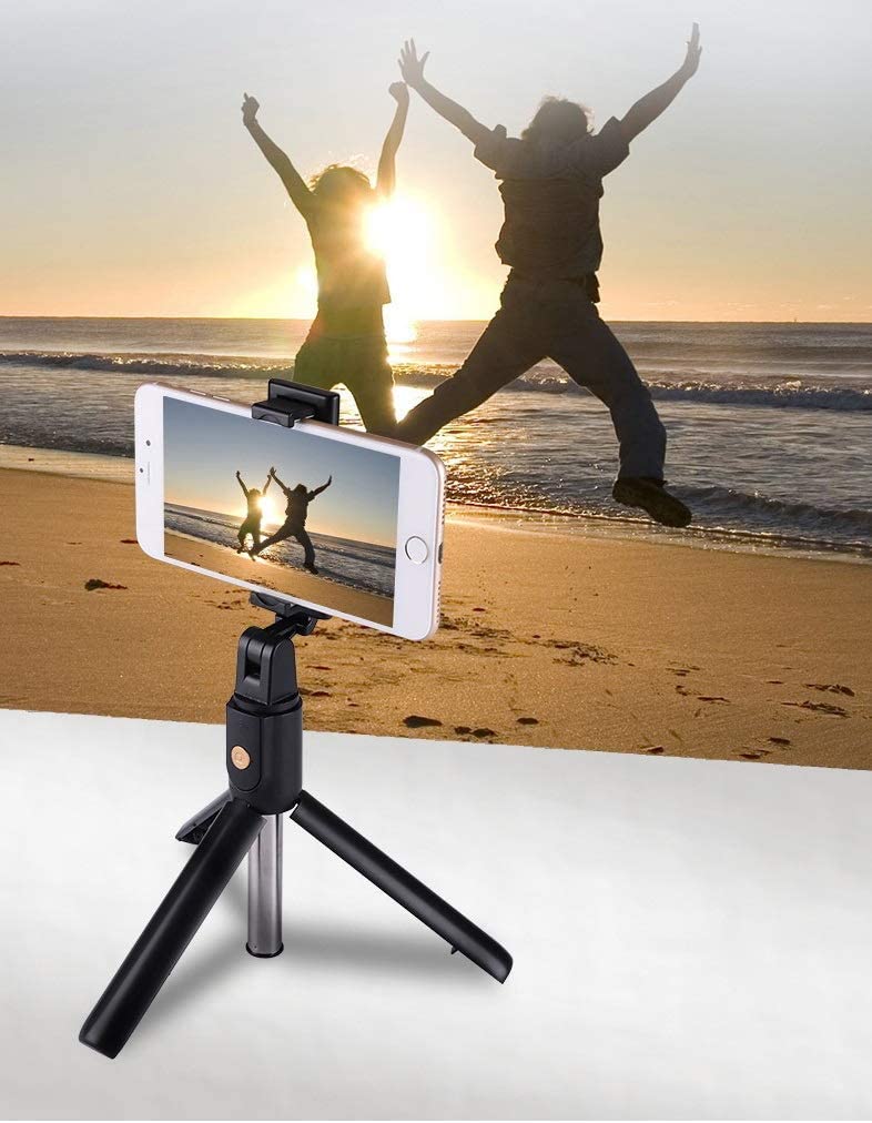 Mini Tripod Remote Control Selfie Stick Monopod Foldable Wireless Shutter Extendable Monopod For IPhone Android Phone